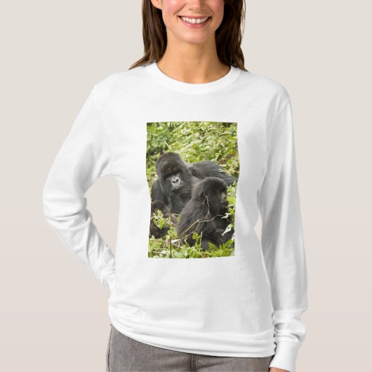 ルワンダ、火山国立公園 Tシャツ (正面)