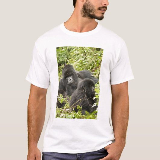 ルワンダ、火山国立公園 Tシャツ (正面)