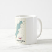 ルンゲルン湖 スイス 地図 コーヒーマグカップ (正面右)