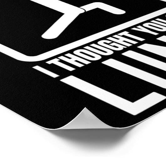 ルンゲ私考えはランチジムおもしろいトレーニングTと言った ポスター (角)