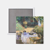 ルンチョンお祝いクロードモネファインアート マグネット (正面/裏面)