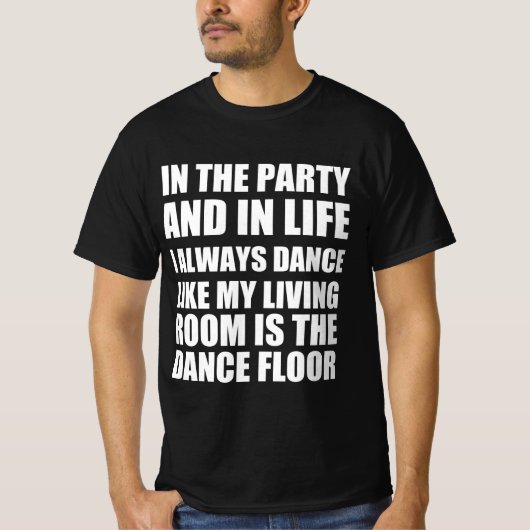 ルンバおもしろい引用文 Tシャツ (正面)