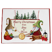 ルンバージャック格言ズクリスマス ラージペーパーバッグ (正面)