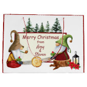 ルンバージャック格言ズクリスマス ラージペーパーバッグ (裏面)