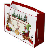 ルンバージャック格言ズクリスマス ラージペーパーバッグ (裏面アングル)