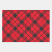 ルンバ素朴ジャックプレイド|クリスマスツリーと軸 ラッピングペーパーシート (正面)