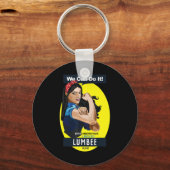 ルンビー先住民アメリカインディアン未熟女 キーホルダー (正面)