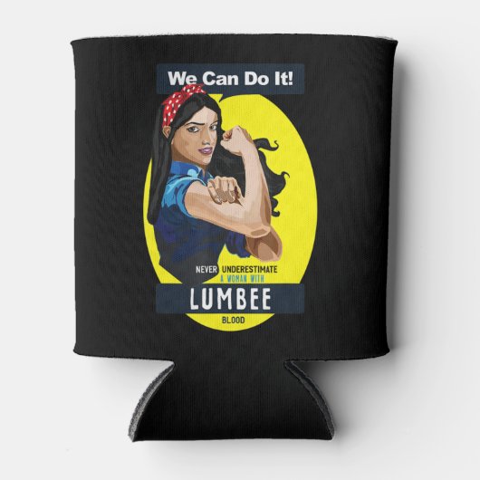 ルンビー先住民アメリカインディアン未熟女 缶クーラー (正面)