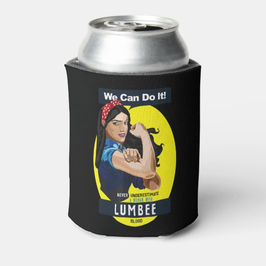 ルンビー先住民アメリカインディアン未熟女 缶クーラー (缶裏面)