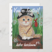 ルンペンのホーダウンの招待状! 招待状 (正面/裏面)