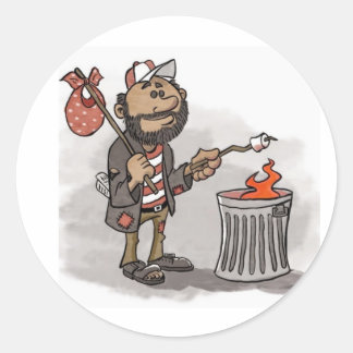 ルンペンの本部のステッカー ラウンドシール