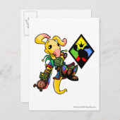 ルーアイランドチームキャプテン1 ポストカード (正面/裏面)