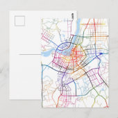 ルーアン中国市地図 ポストカード (正面/裏面)