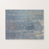 ルーアン大聖堂のポータルモーニングライトバイモネ ジグソーパズル (横)