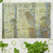 ルーアン大聖堂ウェストファサード日差しクロードモネ キッチンタオル (折り畳み)