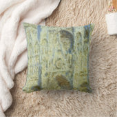 ルーアン大聖堂ウェストファサード日差しクロードモネ クッション (ブランケット)