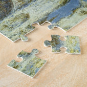 ルーアン大聖堂ウェストファサード日差しクロードモネ ジグソーパズル (側面)