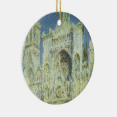 ルーアン大聖堂ウェストファサード日差しクロードモネ セラミックオーナメント (右)