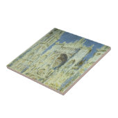 ルーアン大聖堂ウェストファサード日差しクロードモネ タイル (側面)