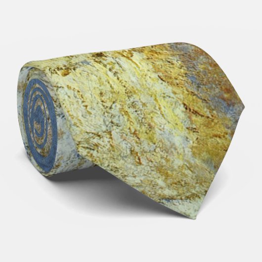 ルーアン大聖堂ウェストファサード日差しクロードモネ ネクタイ (ロール)