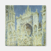 ルーアン大聖堂ウェストファサード日差しクロードモネ マグネット (正面)