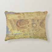 ルーアン大聖堂サンセットバイクラウドモネ アクセントクッション (正面)