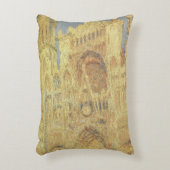 ルーアン大聖堂サンセットバイクラウドモネ アクセントクッション (正面(垂直))