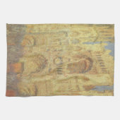 ルーアン大聖堂、サンセットバイクロードモネ キッチンタオル (横)