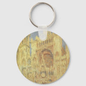 ルーアン大聖堂、サンセットバイクロードモネ キーホルダー (裏面)