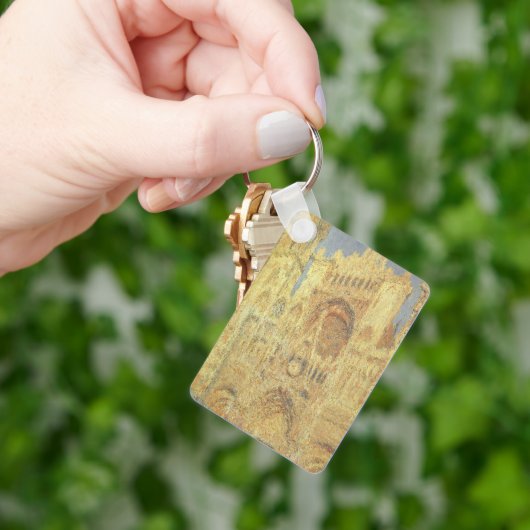 ルーアン大聖堂、サンセットバイクロードモネ キーホルダー (手)