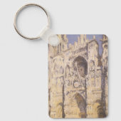 ルーアン大聖堂、調和ブルー金ゴールドバイクロードモネ キーホルダー (正面)