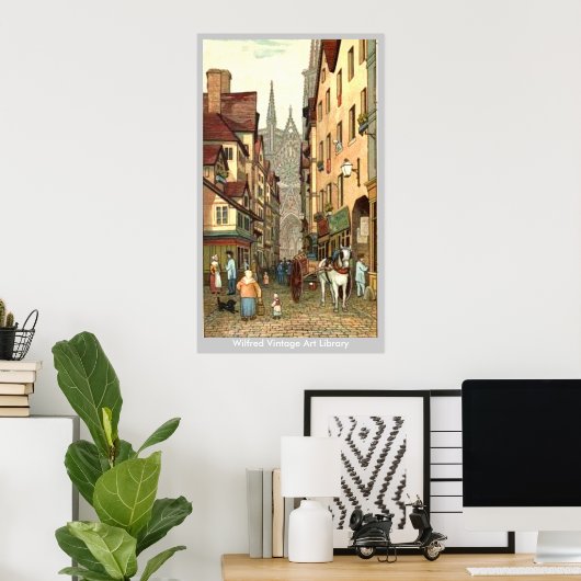 ルーアン通り ポスター (ホームオフィス)