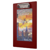 ルーアン、フランス-パイロットおよび飛行機 クリップボード (左)