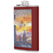 ルーアン、フランス-パイロットおよび飛行機 フラスク (左)