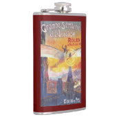 ルーアン、フランス-パイロットおよび飛行機 フラスク (右)