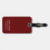 ルーアン、フランス-パイロットおよび飛行機 ラゲッジタグ (裏面横)