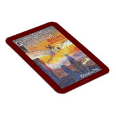 ルーアン,フランス – パイロットと飛行機 マグネット (右側)