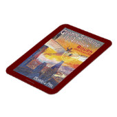 ルーアン,フランス – パイロットと飛行機 マグネット (左側)