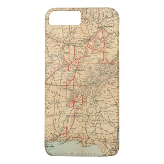 ルーイスビルおよびナッシュビルの鉄道 Case-Mate iPhoneケース (裏面)