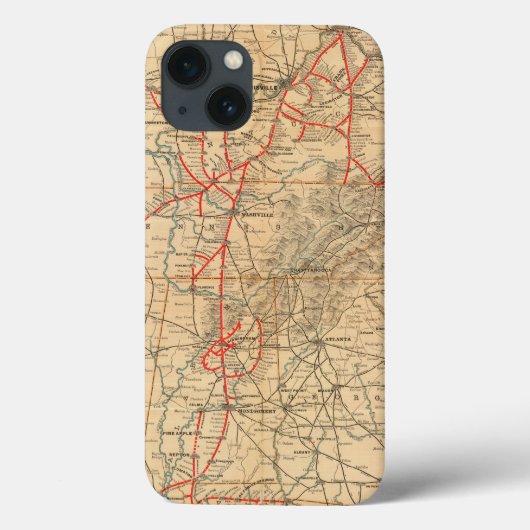 ルーイスビルおよびナッシュビルの鉄道 Case-Mate iPhoneケース (裏面)