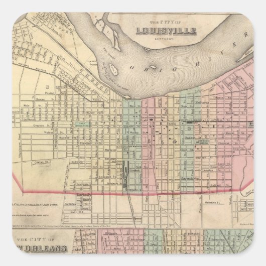 ルーイスビル、ケンタッキー市 スクエアシール (正面)