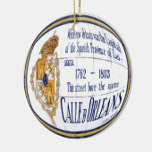 ルーオーリンズタイルムラル セラミックオーナメント (左)