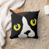 ルーカス猫の破裂音の芸術スタイルのクッション クッション (ブランケット)