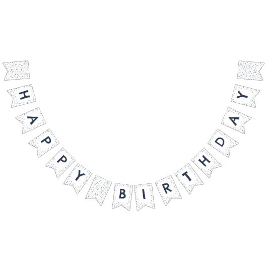 ルーカス紙吹雪水彩網点群旗 バンティングフラッグ (全)