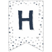 ルーカス紙吹雪水彩網点群旗 バンティングフラッグ (第2の旗)