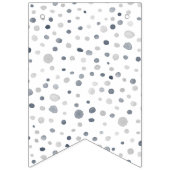 ルーカス紙吹雪水彩網点群旗 バンティングフラッグ (第1の旗)