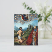 ルーカス・クラナック・ザ・エルダー・キリストとヴァージン ポストカード (スタンド正面)