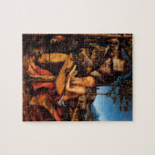 ルーカスCranach著聖者ジェローム年長者 ジグソーパズル (横)