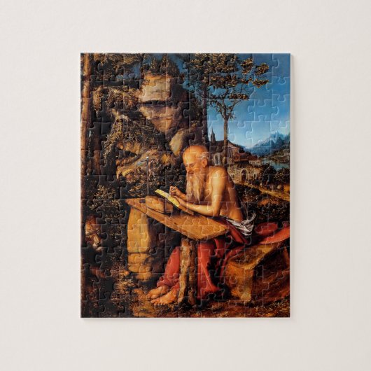 ルーカスCranach著聖者ジェローム年長者 ジグソーパズル (縦)