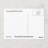ルーカージョーブくもの巣葉書 ポストカード (裏面)